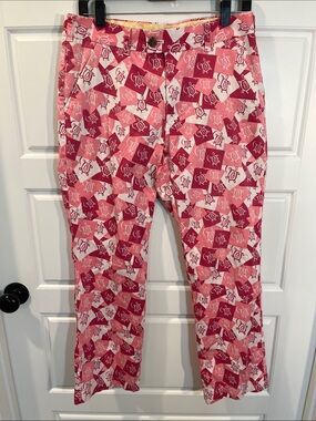 Vintage AnaClare Isla Tali turtle Print pants 32